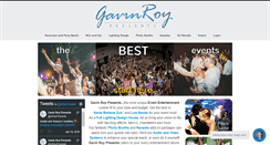 Desktop Screenshot of gavinroypresents.com
